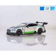 Car Model Racing Bentley Continental GT3 Toys Collectible KINSMART 1:38 GT3 Spoiler Toy