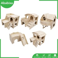 [Ababixa] Hamster House and Hideout Fun for Dwarf Hamster Chinchilla Mice