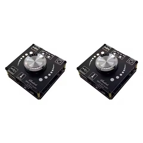 2X XY-AP100H 100Wx2 BT5.0 Digital Amplifier Board TPA3116D2 100W+100W Left Right Two-Channel HIFI 2.
