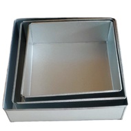 Box tin 3 kinds of different sizes/box shape tin/box tin/cake tin/cake mold