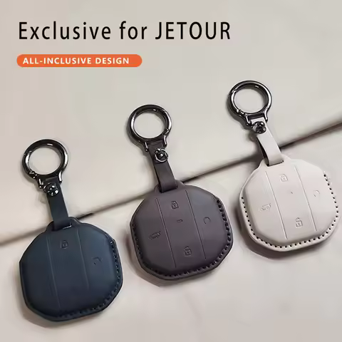 Car Remote Key Case Cover for Jetour Freer Freedom T2 Freer Traveller T1 2025+ Leather Keychain Shel