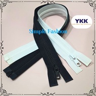 14" - 30" #5 YKK Vislon Open End Zipper / Jacket Zipper / YKK Jaket Zip Gigi Kasar / Zip Jaket