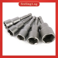 【FEELING】65mm Long 5.5-19mm Hexagon Nut Driver Drill Bit Socket Wrench Extension Sleeve