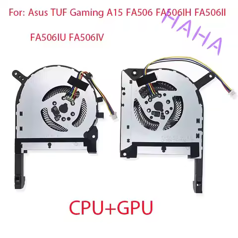 Laptop CPU+GPU Cooler Cooling Fan For Asus TUF Gaming A15 FA506 FA506IH FA506II FA506IU FA506IV Fan 