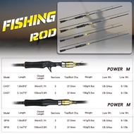 Sougayilang 1.8M Carbon Fishing Rod and Reel Set 6 Feet 2.1M/7 Feet With Fishing Reel With