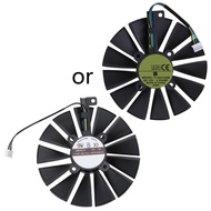 1 Pair GPU Cooling Fans Video Card Radiator 95mm for RX580/RX570/470/1070/1050Ti/1050 Graphics Card 