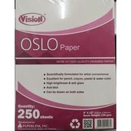 1ream Oslo Paper Vision 120gsm 250sheets 9x12" A4 Paper Printing Paper Copier Paper