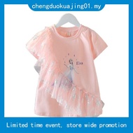 [1-9 Years] Frozen Dress Baju Baby Girl Pink Elsa Dress Kids Dress Girl Dress Baby Girl Princess Dre