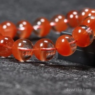 Brazil Old Material Red Rabbit Hair Cornucopia Crystal Bracelet Venus Red Hair Crystal Woman Stone R