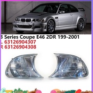 Clear Marker Signal Blinker Corner Parking Light Lamp for -BMW E46 3 Series Coupe 1999-2001 63126904