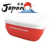 【import from Japan】At First Square Food Pack Bento Box Red Colors Dishwasher Safe AF801
At First Squ