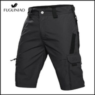 FUGUINIAO Camouflage Cargo Shorts Mens Summer Quick Drying Multiple Pockets Military Pants Outdoor H