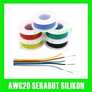 1 roll of AWG20 silicone stranded cable 6 meters 6m silicone 20AWG AWG 20