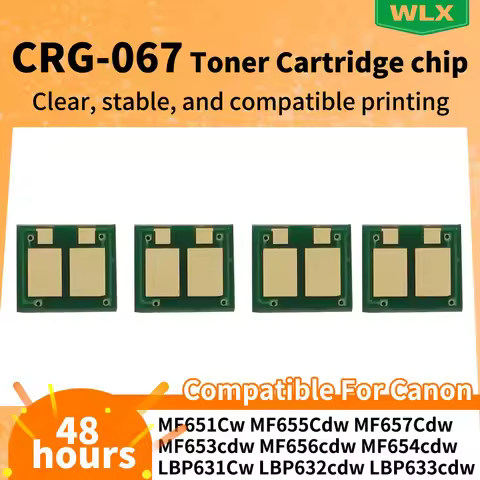 CRG-067 crg067 067 toner cartridge reset chip Compatible for CANON MF654cdw LBP631Cw LBP632cdw LBP63
