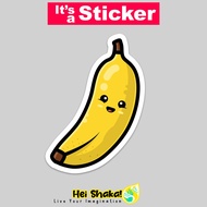Cute Banana Stickers, Cute Banana Stickers, Waterproof Vinyl Stickers