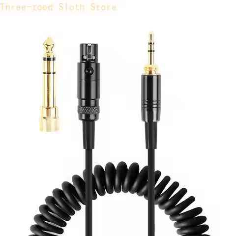 Spring Headphone Cable For AKG K240 K702 Q701 K271 K267 K712 Headset Wire E74A