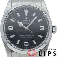 二手勞力士探險家型1號 114270(Y) 不鏽鋼男士腕錶，黑色，拋光，2002年，成色極佳