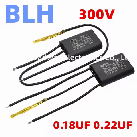Electric Tool with Three-wire Black Capacitor X1Y2 300VAC 300V 0.18UF 0.22UF 0.22uF+2X2200PF 0.18uf+