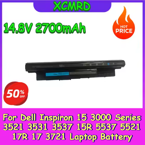 New Replacement Laptop Battery XCMRD 14.8V 2700mAh for Dell Inspiron 15 3000 Series 3521 3531 3537 1