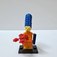 [ 三舍 ] 積木 LEGO 樂高 71009 辛普森家庭 第2代 美枝 高約:7公分 含說明書 包裝袋 二手品  H8