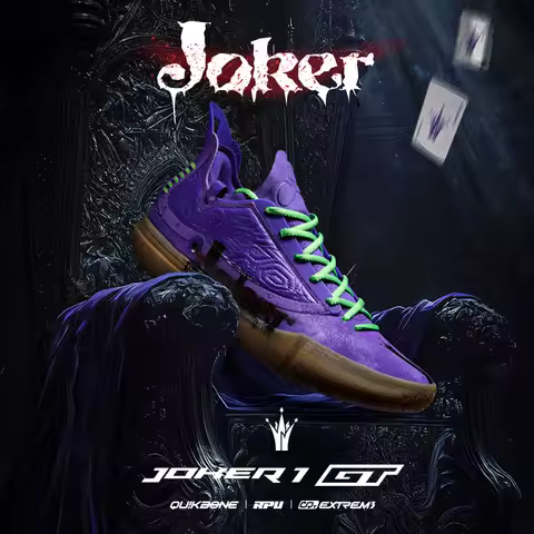 361 Degrees Joker 1 GT Men Basketball Shoes New Breathable Shock-Absorbing Anti-slip Wear-resistant 