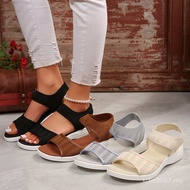 Fish-Mouth Cover Women's Summer Wedge Heels - Knit Design 2024 S3WC