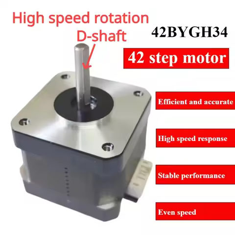 3D Printer Nema 17 Stepper Motor 0.28N.m 42BYGH34 3High 34mm screw slide step angle 1.8 ° 1.5A print