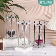 Crystal Stand Holiday Ornament30，Business Minute Birthday Timer Desktop Luxury Wholesale Hourglass15