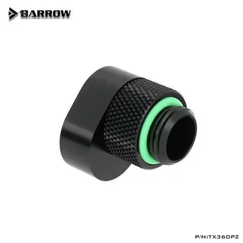 Barrow water cooling fitting G1/4' 360°rotation offset adapter tube connector Male To Female Extende