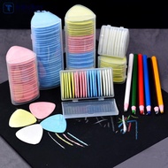 TIMEKEY 10/20Pcs Colorful Erasable Tailors Chalk Fabric Leather Sewing Marker Clothing Pattern DIY S