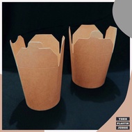Brown paper noodle box 16 oz 26 oz/ contains 25 pcs