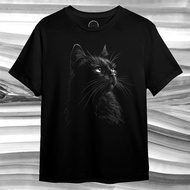Original Premium Distro T-Shirt 3D Full Black Cat V2 C0376 oversize t-shirt