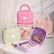 Large Puffy Makeup Storage Bag Cute Korean Puffy Bag