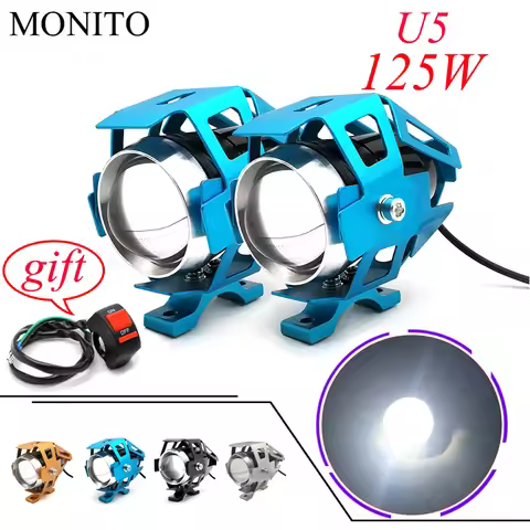 For YAMAHA tdm 900 850 mt125 mt03 mt01 mt 125 03 01 xt660 Motorcycle Light LED Driving Headlight Fog