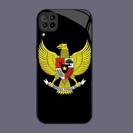 HK-59 Indonesia logo Glass Casing for Samsung M12 A22 A12 M32 5G