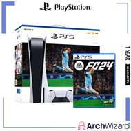 PlayStation 5 Disc EA Sports FC24 Bundle Disc Edition - EA Sport FC 24 Edition Sony PS5 Disc Edition PS5 Console - The Latest Fifa game 🍭 PlayStation Console - ArchWizard