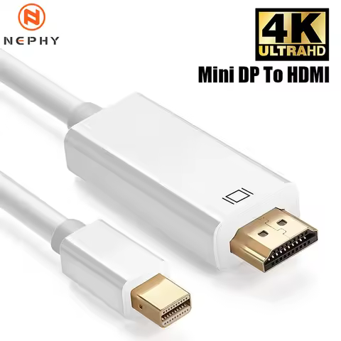 Mini DP(DisplayPort) To HDMI Cable For Macbook Air/Pro iMac Mac Surface Pro Thunderbolt 1 2 Adapter 