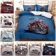 Motocross Rider Bedding Set Extreme Sports Duvet Cover For Kids Children Teens Motorcycle Comforter 
