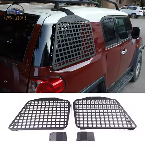 For Toyota FJ Cruiser 2007-2021 Aluminum Alloy Car Rear Side Window Protective Hanging Bag Board Ext