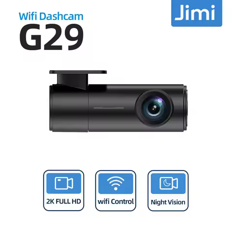 Jimi G29 Mini Dash Cam 2K Full HD 5.8Ghz Wi-Fi With 1CH Camera Car DVR IR Night Vision 24H Parking M