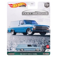 Hotwheels Premium | ி64 Chevy Nova Panel (Fast Wagon) Scale 1:64