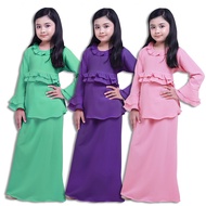Baby Expert Exclusive Baju Kurung ZARA (1Y-12Y) - 7 Colors Hari Raya 2022 Collection Cotton Como Crepe