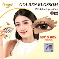 Bulu Mata Tanpa Gam [Free Golden Tweezer] Lumen Lash # Golden Blossom | Airy Nano Series Eyelash Glu