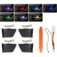 Lampu LED untuk Pemegang Mangkuk Pintu Dalam dan Lampu Sandaran Tangan untuk Toyota Tacoma Gen4 2024