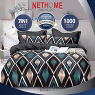 CADAR COMFORTER 5D (7IN1) SET 100% COTTON BEDSHEET QUEEN & KING SIZE READY STOCK IN MALAYSIA | SHIP 