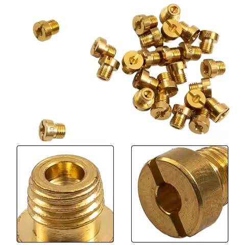 25pcs Main Jet Set 55-115 M6 For Dellorto & For Mikuni Carburetors 6mm Main Jet Set Motorcycle Equip