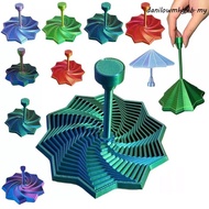 DANILOWM Visual Illusion Hexagon, Geometric Design S/M/L Fractal Fidget Star Model, Decompression To