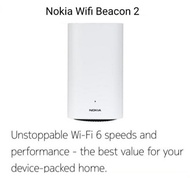 Brand New Nokia Beacon 2 Mesh Network Supports WIFI 6. Local SG Stock and warranty !!