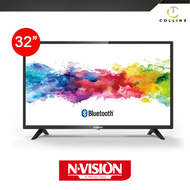 NVISION ANDROID SMART TV S32MC 32"HD smart Android TV 12.0/with BT+E share | HD 1366 x 768 Resolution | 2 x HDMI, 1 x RJ45, 2 x USB Ports | WI+FI + Bluetooth Connectivity | 1G RAM + 8GB ROM | Android 9.0 | Collinx Computer