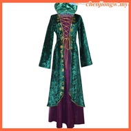 Adult Hocus Pocus 2 Mary Sanderson Cosplay Costume Wig Outfit Halloween Carnival